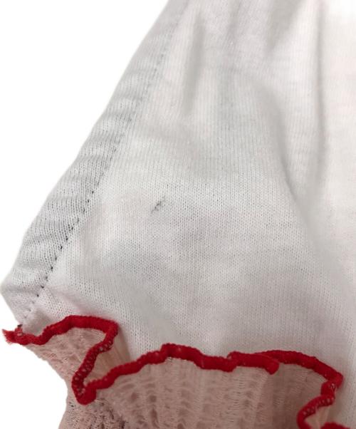 NON TOKYO（ノントーキョー）NON TOKYO (ノントーキョー) ドッキングチュールワンピース ホワイト サイズ:FREEの古着・服飾アイテム