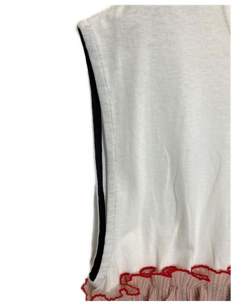 NON TOKYO（ノントーキョー）NON TOKYO (ノントーキョー) ドッキングチュールワンピース ホワイト サイズ:FREEの古着・服飾アイテム