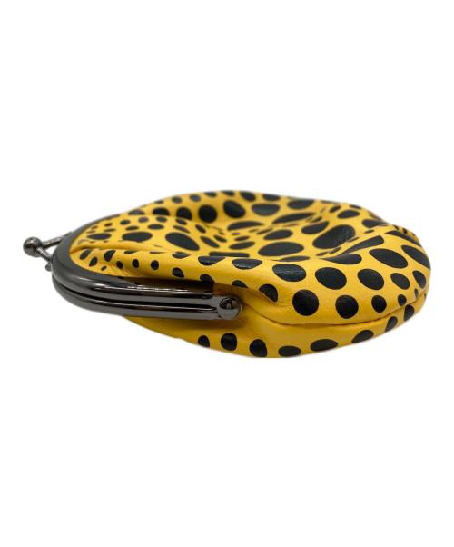 yayoi kusama（ヤヨイクサマ）yayoi kusama (ヤヨイクサマ) がま口財布 イエローの古着・服飾アイテム