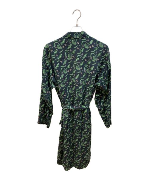 MISTER GENTLE MAN（ミスタージェントルマン）MISTER GENTLE MAN (ミスタージェントルマン) CAMP COLLAR FLOWER ガウンシャツ ネイビー サイズ:Mの古着・服飾アイテム