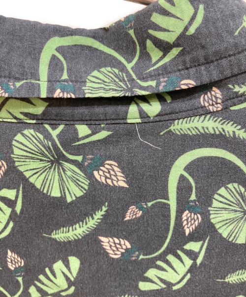 MISTER GENTLE MAN（ミスタージェントルマン）MISTER GENTLE MAN (ミスタージェントルマン) CAMP COLLAR FLOWER ガウンシャツ ネイビー サイズ:Mの古着・服飾アイテム