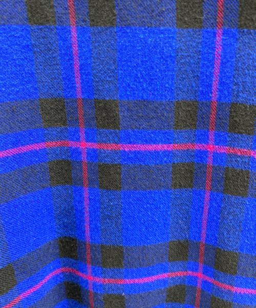 uniform experiment（ユニフォームエクスペリメント）uniform experiment (ユニフォームエクスペリメント) LINE FLANNEL BIG REGULAR COLLAR SHIRT ブルー サイズ:3の古着・服飾アイテム