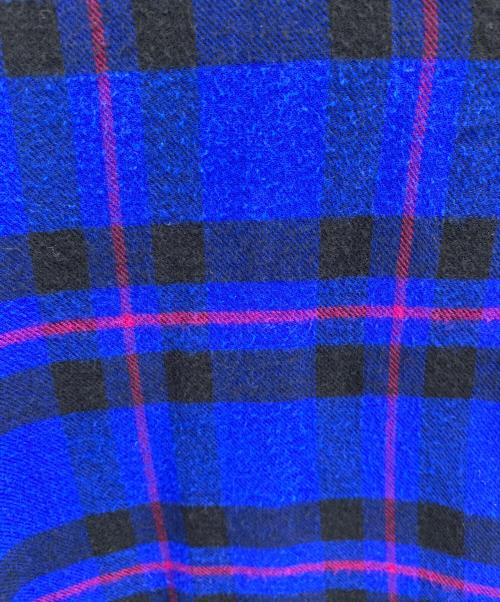 uniform experiment（ユニフォームエクスペリメント）uniform experiment (ユニフォームエクスペリメント) LINE FLANNEL EASY JACKET ブルー サイズ:2の古着・服飾アイテム