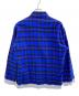 uniform experiment (ユニフォームエクスペリメント) LINE FLANNEL EASY JACKET ブルー サイズ:2：6000円