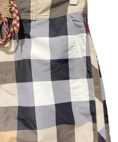 BURBERRY（バーバリー）BURBERRY (バーバリー) チェックスイムショーツ ベージュ サイズ:XSの古着・服飾アイテム