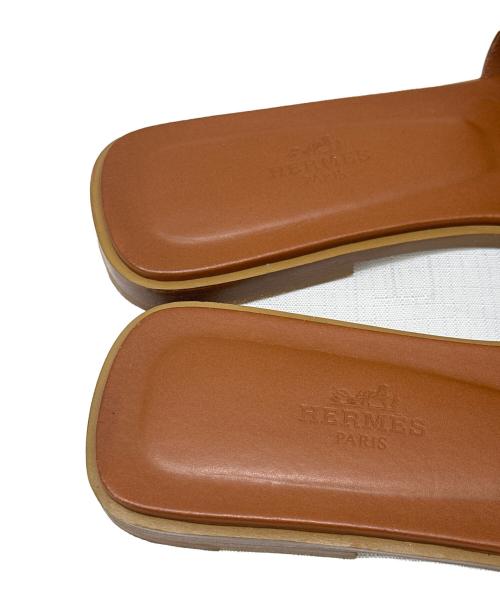 HERMES（エルメス）HERMES (エルメス) オランサンダル ブラウン サイズ:37 1/2の古着・服飾アイテム