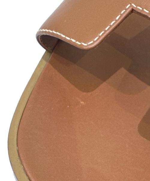 HERMES（エルメス）HERMES (エルメス) オランサンダル ブラウン サイズ:37 1/2の古着・服飾アイテム