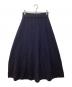 icB (アイシービー) ミルドウール ストライプ柄ニットスカート ネイビー サイズ:S：4000円