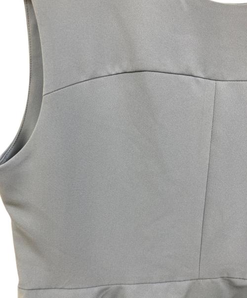 Adam et Rope（アダム エ ロペ）Adam et Rope (アダム エ ロペ) ペプラムワンピース ライトブルー サイズ: Freeの古着・服飾アイテム