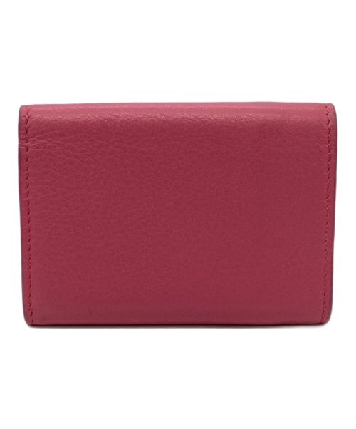 BALENCIAGA（バレンシアガ）BALENCIAGA (バレンシアガ) ペーパーミニウォレット ピンクの古着・服飾アイテム