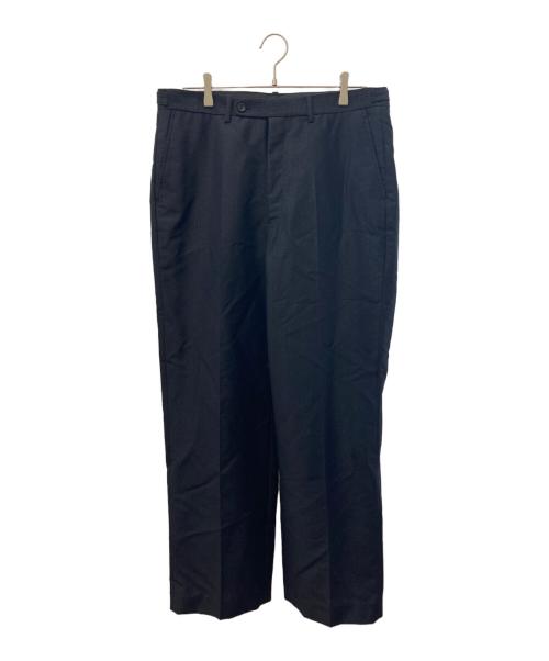 NICENESS（ナイスネス）NICENESS (ナイスネス) JACKIE スペイシャルストライプブレザー / NICHOLSONスペイシャルストライプスラックス ブラック サイズ:Lの古着・服飾アイテム
