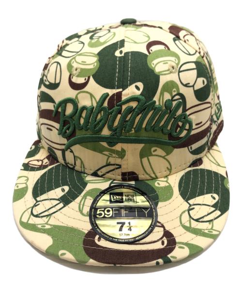New Era（ニューエラ）New Era (ニューエラ) BAPE BY A BATHING APE (ベイプバイアベイシングエイプ) カモフラ柄 キャップ サイズ:7 1/4/57.7cmの古着・服飾アイテム