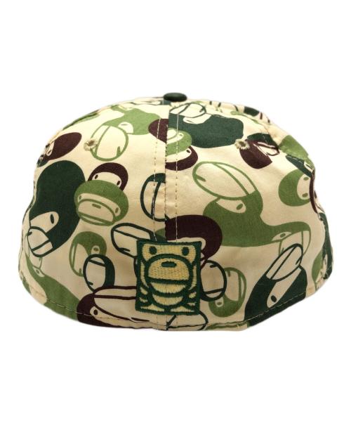 New Era（ニューエラ）New Era (ニューエラ) BAPE BY A BATHING APE (ベイプバイアベイシングエイプ) カモフラ柄 キャップ サイズ:7 1/4/57.7cmの古着・服飾アイテム