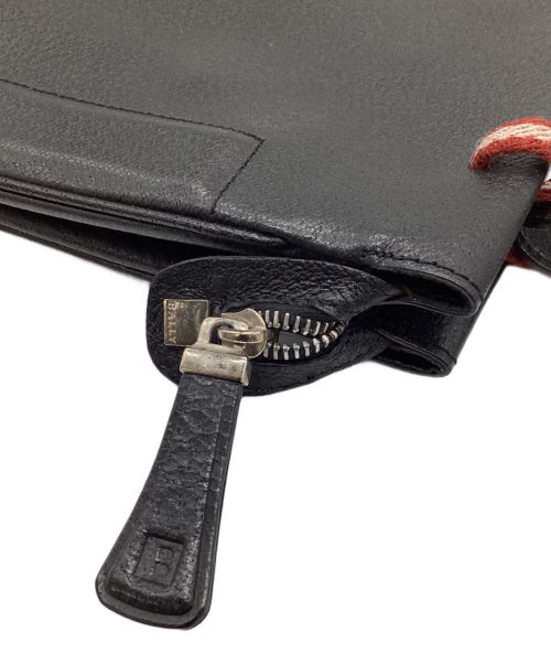 BALLY（バリー）BALLY (バリー) レザートートバッグ ブラックの古着・服飾アイテム