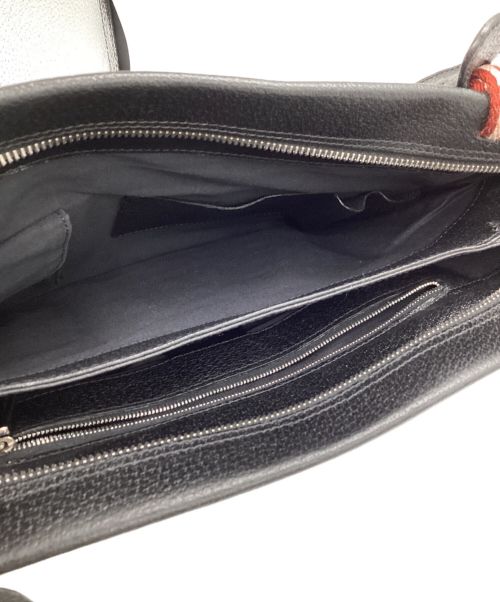 BALLY（バリー）BALLY (バリー) レザートートバッグ ブラックの古着・服飾アイテム