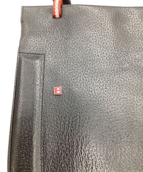 BALLY（バリー）BALLY (バリー) レザートートバッグ ブラックの古着・服飾アイテム