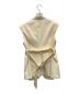 Chika Kisada (チカ キサダ) ノースリーブチュール付きジャケット ベージュ サイズ:1：8000円