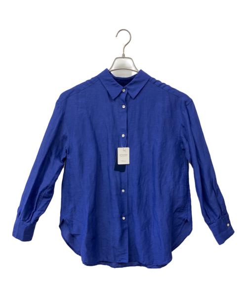 SHIPS（シップス）SHIPS (シップス) サフィラン リネン シャツ パープル サイズ:36の古着・服飾アイテム