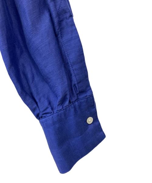 SHIPS（シップス）SHIPS (シップス) サフィラン リネン シャツ パープル サイズ:36の古着・服飾アイテム