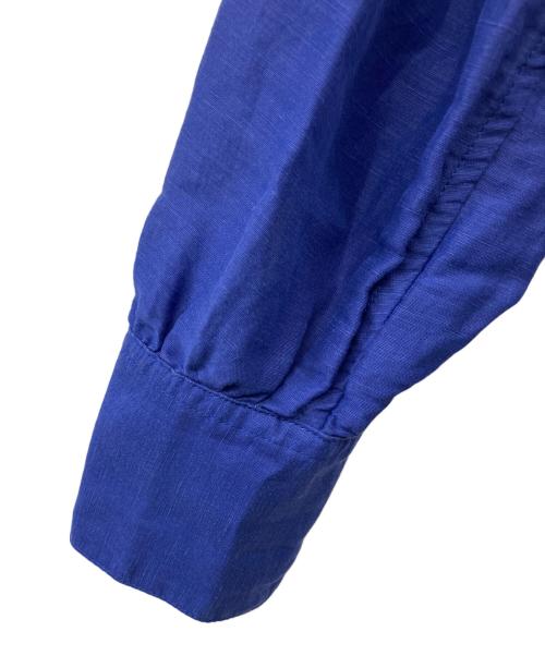 SHIPS（シップス）SHIPS (シップス) サフィラン リネン シャツ パープル サイズ:36の古着・服飾アイテム
