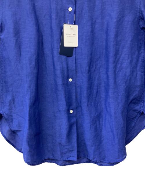 SHIPS（シップス）SHIPS (シップス) サフィラン リネン シャツ パープル サイズ:36の古着・服飾アイテム