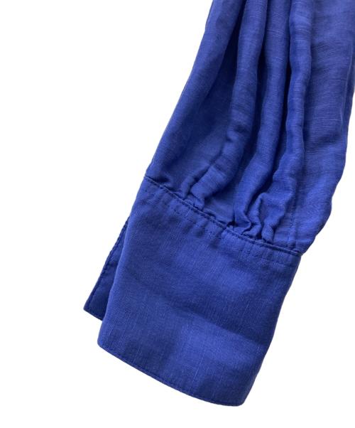 SHIPS（シップス）SHIPS (シップス) サフィラン リネン シャツ パープル サイズ:36の古着・服飾アイテム