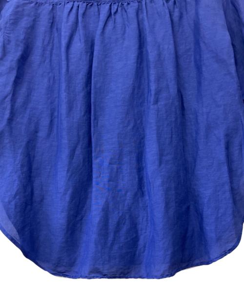 SHIPS（シップス）SHIPS (シップス) サフィラン リネン シャツ パープル サイズ:36の古着・服飾アイテム