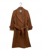 ETRE TOKYOエトレトウキョウ）の古着「サイドスリットロングチェスターコート」｜ブラウン