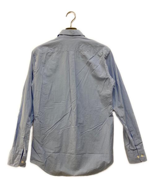 COMME des GARCONS HOMME DEUX（コムデギャルソン オム ドゥ）COMME des GARCONS HOMME DEUX (コムデギャルソン オム ドゥ) ストライプシャツ ブルー サイズ:SIZE Sの古着・服飾アイテム