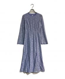 eimy istoire（エイミーイストワール）の古着「レースセミマーメイドワンピース　1123130712-0」｜ブルー