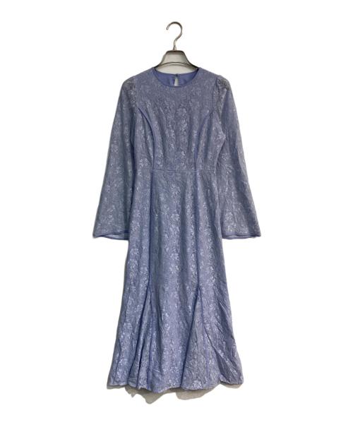 eimy istoire（エイミーイストワール）eimy istoire (エイミーイストワール) レースセミマーメイドワンピース　1123130712-0 ブルー サイズ:Sの古着・服飾アイテム