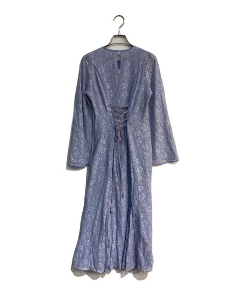 eimy istoire（エイミーイストワール）eimy istoire (エイミーイストワール) レースセミマーメイドワンピース　1123130712-0 ブルー サイズ:Sの古着・服飾アイテム