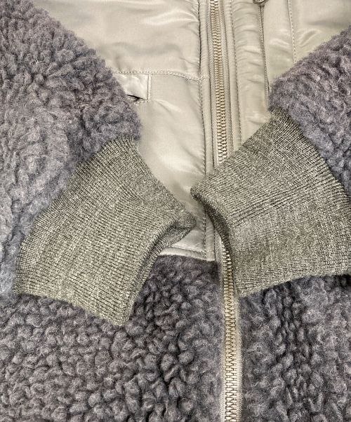 THE NORTHFACE PURPLELABEL（ザ・ノースフェイス パープルレーベル）THE NORTHFACE PURPLELABEL (ザ・ノースフェイス パープルレーベル) Wool Boa Fleece Denali Coat NAW2150N グレー サイズ:Mの古着・服飾アイテム