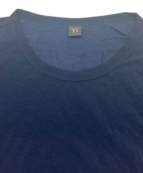 Y's（ワイズ）Y's (ワイズ) シワ加工カットソー ネイビー サイズ:2の古着・服飾アイテム