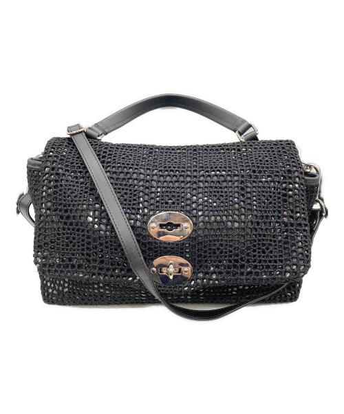 zanellato（ザネラート）ZANELLATO (ザネラート) POSTINA メッシュショルダーバッグ ブラックの古着・服飾アイテム