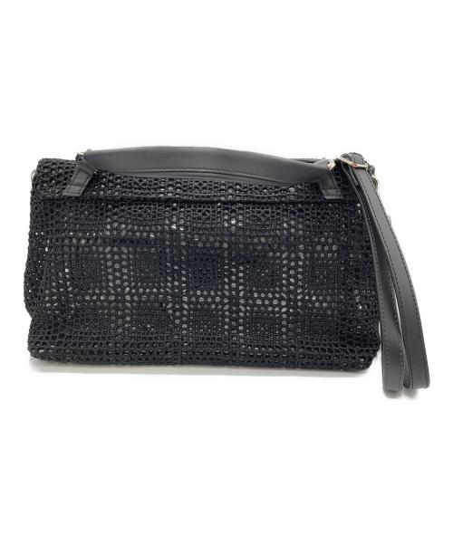 zanellato（ザネラート）ZANELLATO (ザネラート) POSTINA メッシュショルダーバッグ ブラックの古着・服飾アイテム