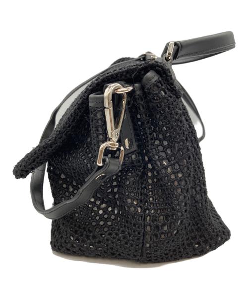 zanellato（ザネラート）ZANELLATO (ザネラート) POSTINA メッシュショルダーバッグ ブラックの古着・服飾アイテム