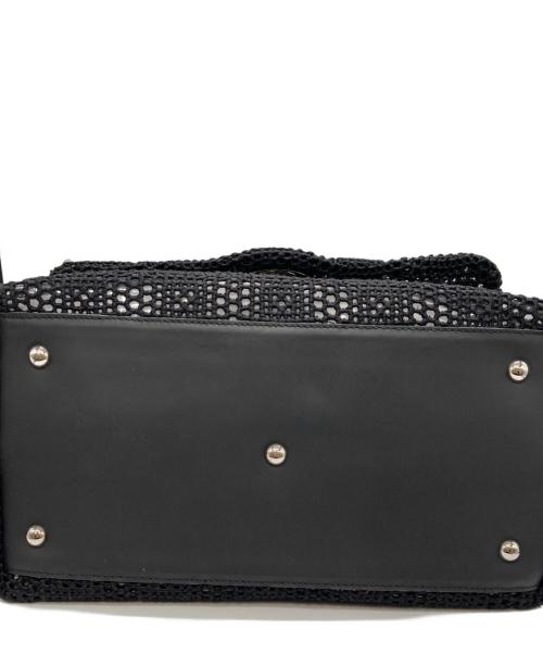 zanellato（ザネラート）ZANELLATO (ザネラート) POSTINA メッシュショルダーバッグ ブラックの古着・服飾アイテム