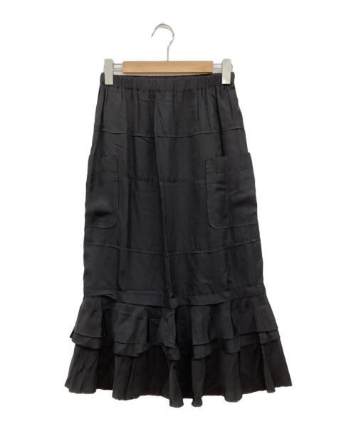 tricot COMME des GARCONS（トリココムデギャルソン）tricot COMME des GARCONS (トリココムデギャルソン) ロングスカート ブラック サイズ:Fの古着・服飾アイテム