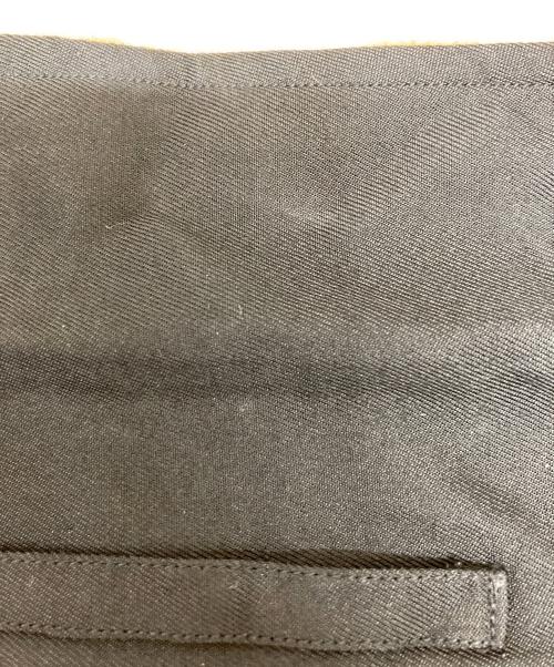 INTERIM（インテリム）INTERIM (インテリム) HYPER BIG SILK RAYON OPEN COLLAR SHIRT ブラック サイズ:5の古着・服飾アイテム