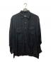 INTERIM（インテリム）の古着「HYPER BIG SILK RAYON OPEN COLLAR SHIRT」｜ブラック