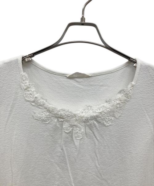 INGEBORG（インゲボルグ）INGEBORG (インゲボルグ) ボレロセット フラワーモチーフノースリーブワンピース/ワンピース/A2211UA 366 ホワイト サイズ:freeの古着・服飾アイテム