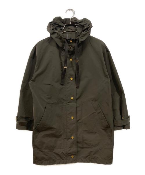 23区（ニジュウサンク）23区 (ニジュウサンク) ブライトウェザークロスフーテッドアウター オリーブ サイズ:30の古着・服飾アイテム