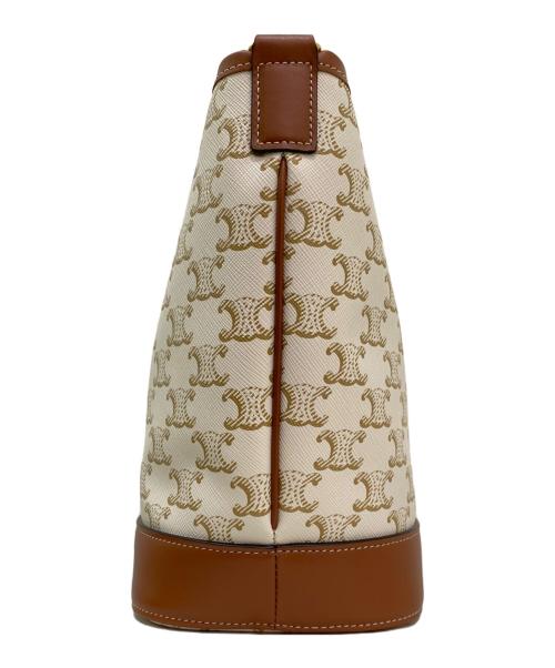 CELINE（セリーヌ）CELINE (セリーヌ) スモールバケットバッグ ホワイト サイズ:スモールの古着・服飾アイテム