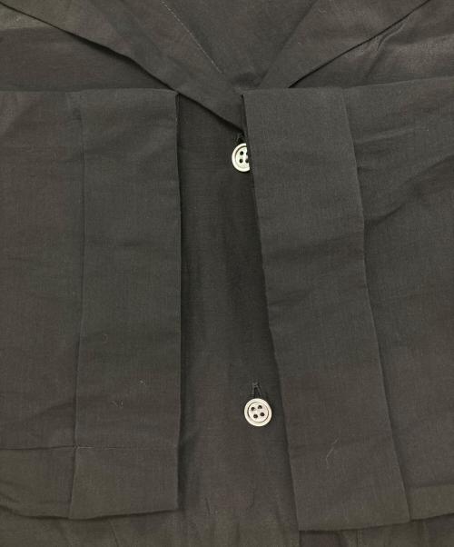 theory luxe（セオリーリュクス）theory luxe (セオリーリュクス) Clintz Gigli オープンカラーシャツ ブラック サイズ:38の古着・服飾アイテム