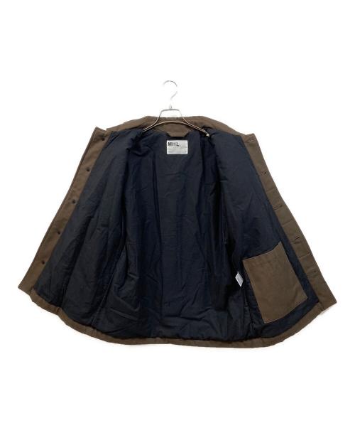 MHL（エムエイチエル）MHL (エムエイチエル) COTTON WOOL DRILLジャケット ブラウン サイズ:SIZE Sの古着・服飾アイテム