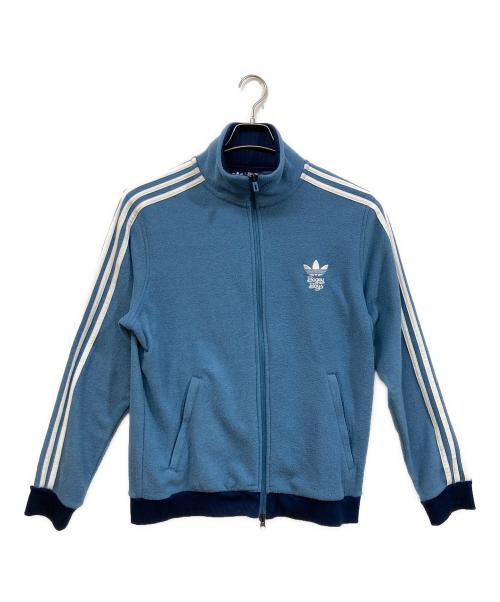 adidas（アディダス）adidas (アディダス) Bogey Boys (ボギーボーイズ) パイルトラックジャケット ブルー サイズ:XLの古着・服飾アイテム