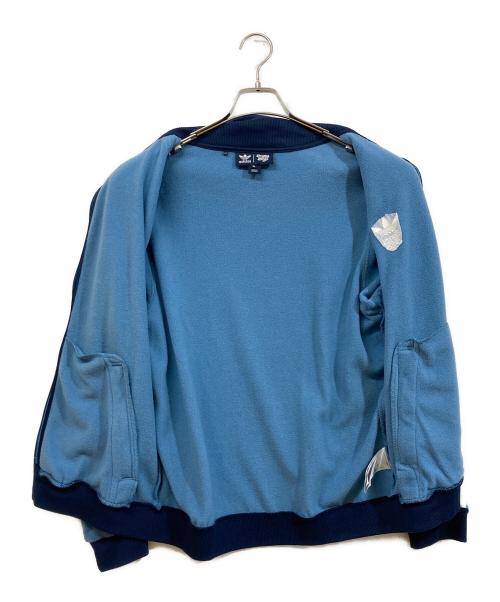 adidas（アディダス）adidas (アディダス) Bogey Boys (ボギーボーイズ) パイルトラックジャケット ブルー サイズ:XLの古着・服飾アイテム