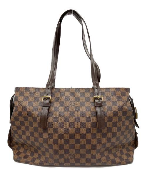 LOUIS VUITTON（ルイ ヴィトン）LOUIS VUITTON (ルイ ヴィトン) ダミエ　トートバッグ　チェルシー ブラウンの古着・服飾アイテム