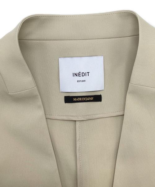 INEDIT（イネディット）INEDIT (イネディット) カラーレスジャケット ベージュ サイズ:46の古着・服飾アイテム